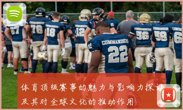 体育顶级赛事的魅力与影响力探讨及其对全球文化的推动作用